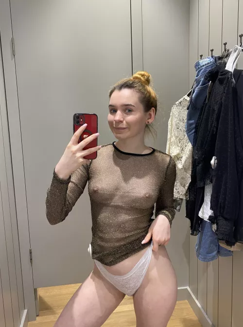 Why not take a peek in the fitting room? Who knows, you might just discover your new favorite look in there by _kateedem_