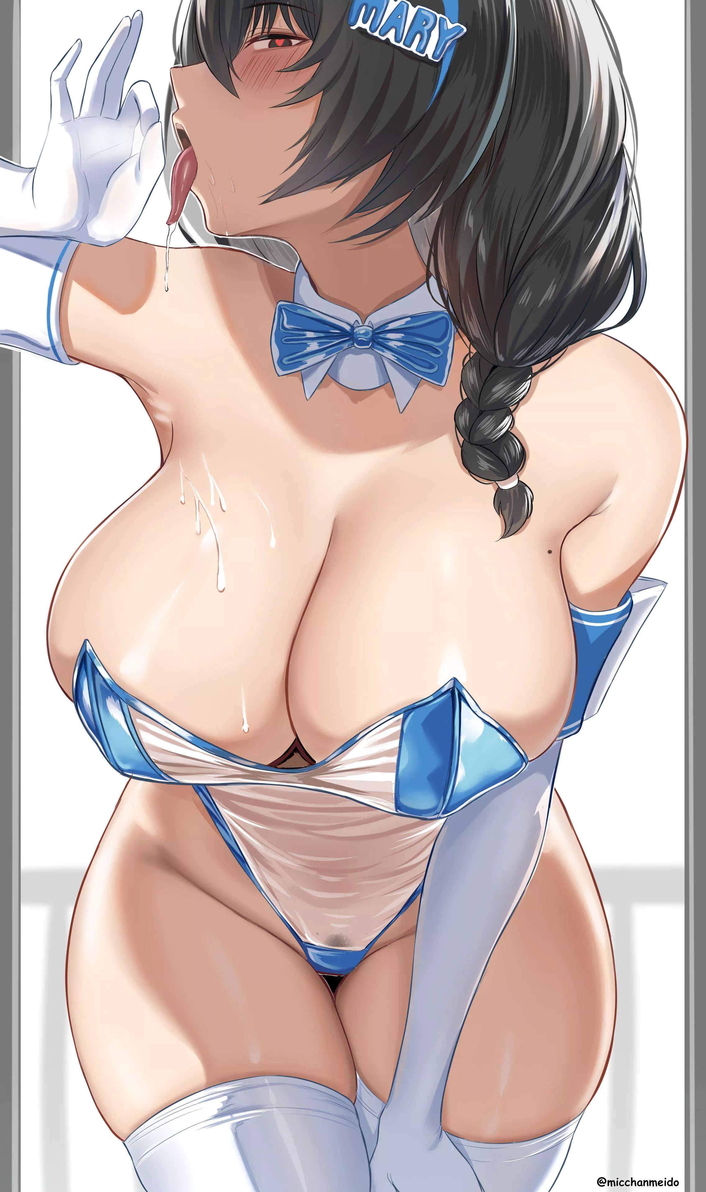 Bunny Mary's Oral Invitation (Micchan/MicchanMeido) [Goddess of Victory: Nikke] posted by llamanatee