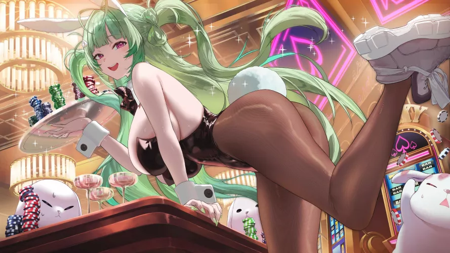 Casino Bunny Soda [Nikke Mobile] by CheetahSperm18