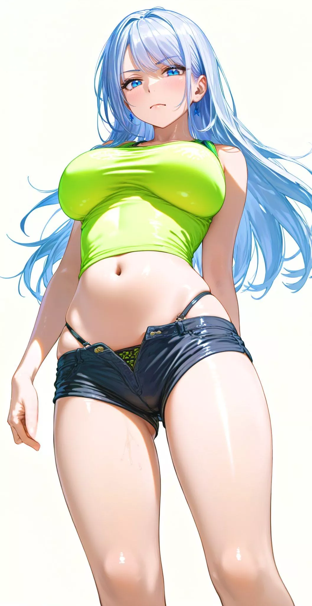 Denim Short Shorts  posted by CheetahSperm18