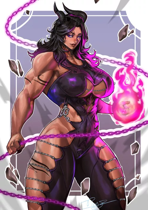 Fire demon [@1509Virgoart] by TheTMoneyMan