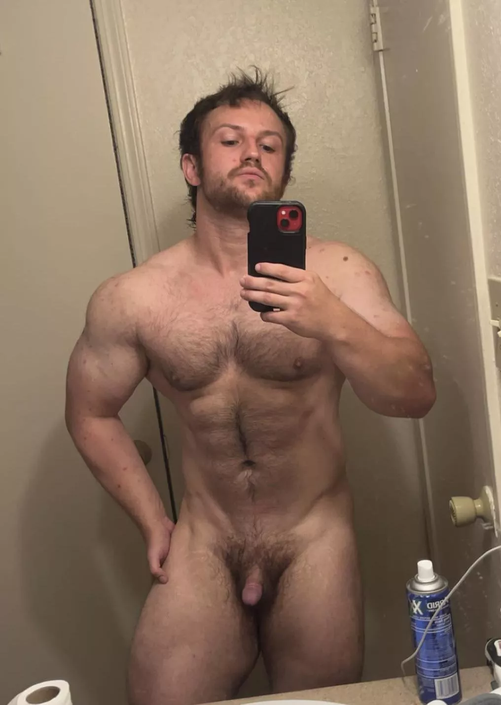 I like how the fur goes with the muscles posted by Musclestud101