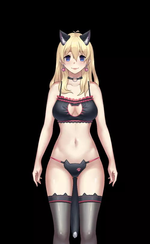 Mary, be a good kitty [Pocket Waifu Rekindled] by LooZpl