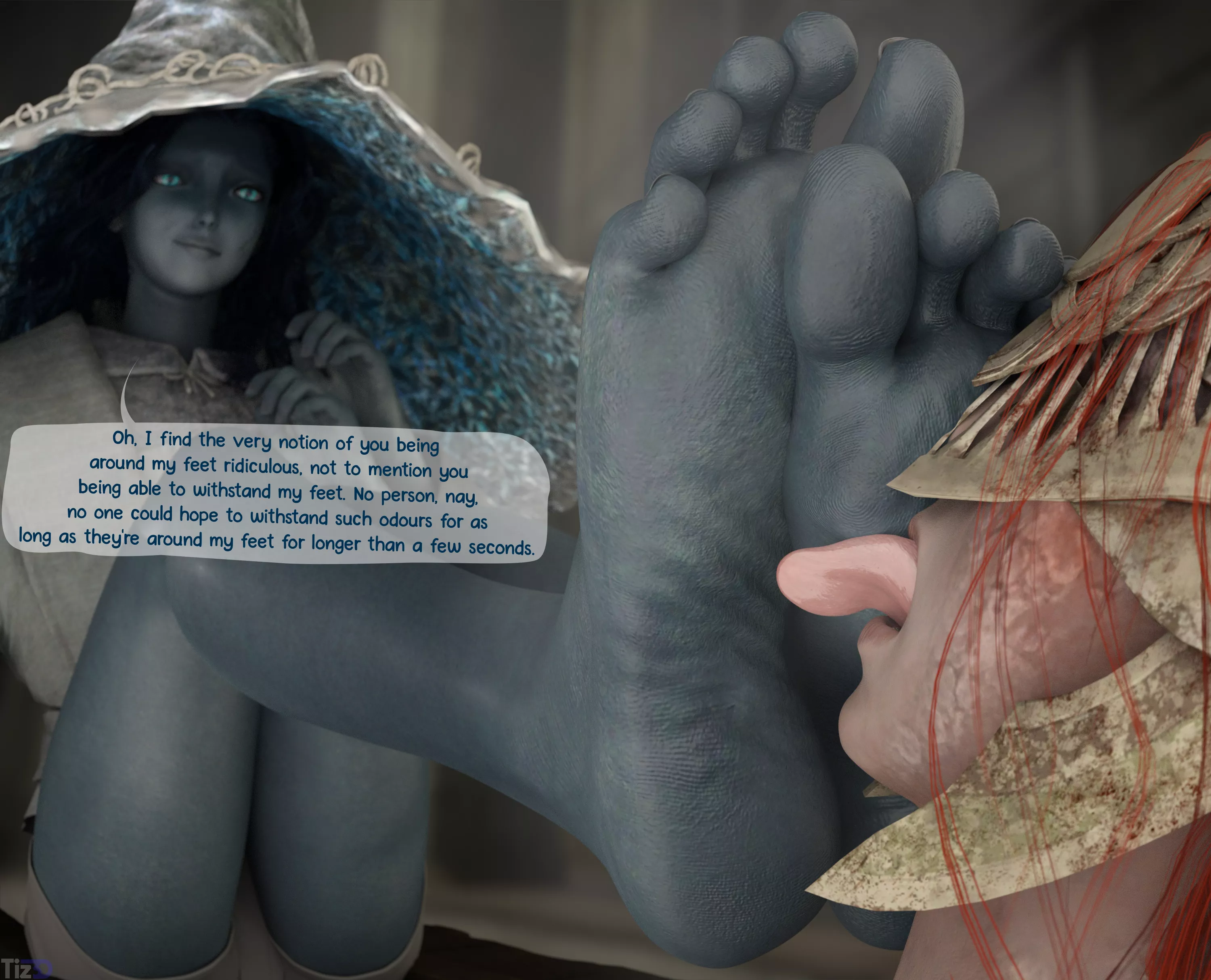 Ranni's Outstanding Odour (Elden Ring) [Artist: Tiz3D] posted by ComaOfSouls