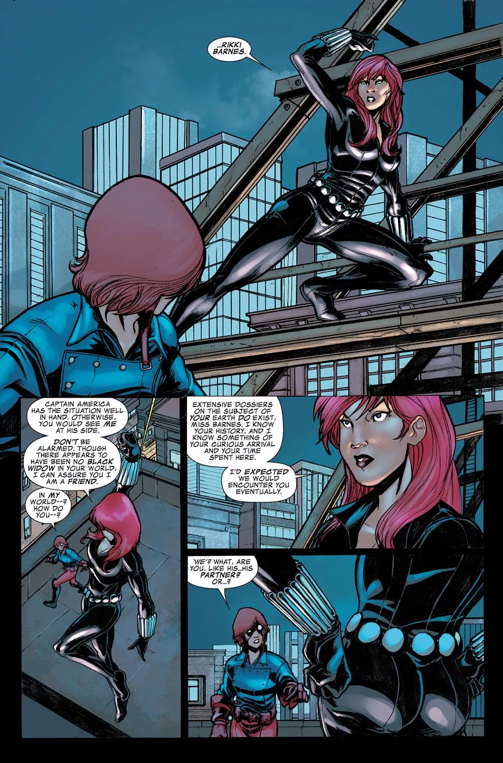 Black Widow [Nomad: Girl Without A Word #1] posted by Cicada_5