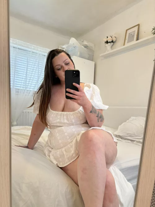 I can only go braless in this cute sundress. It looks too weird with one  by queenkhloethick