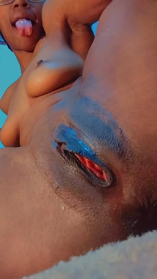 I need massa's big hard white cock to come stretch out my dirty monkey pussy 💦🍆 sc imaniiii_marie by imaniih4_20