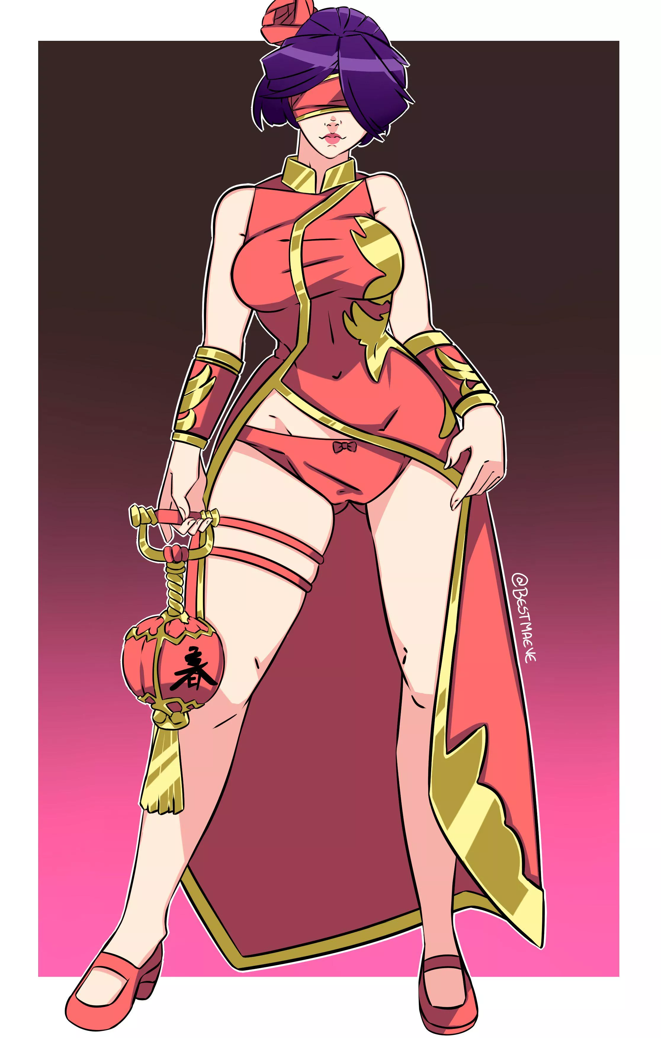 Madame Seris parts her Dress (Summer, MaeveBestGirl) posted by gifsundgirls