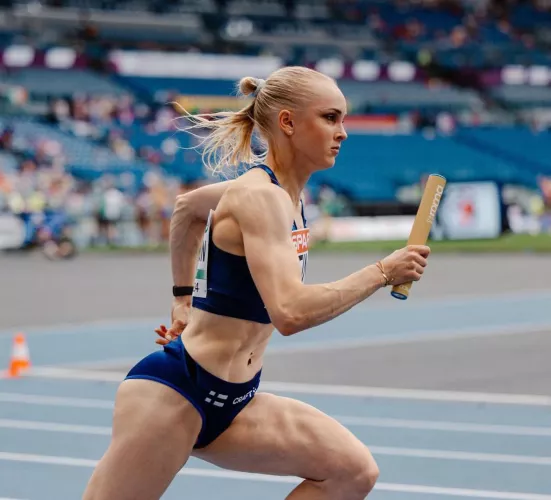Milja Thureson- Finnish sprinter  by Flightdude4044