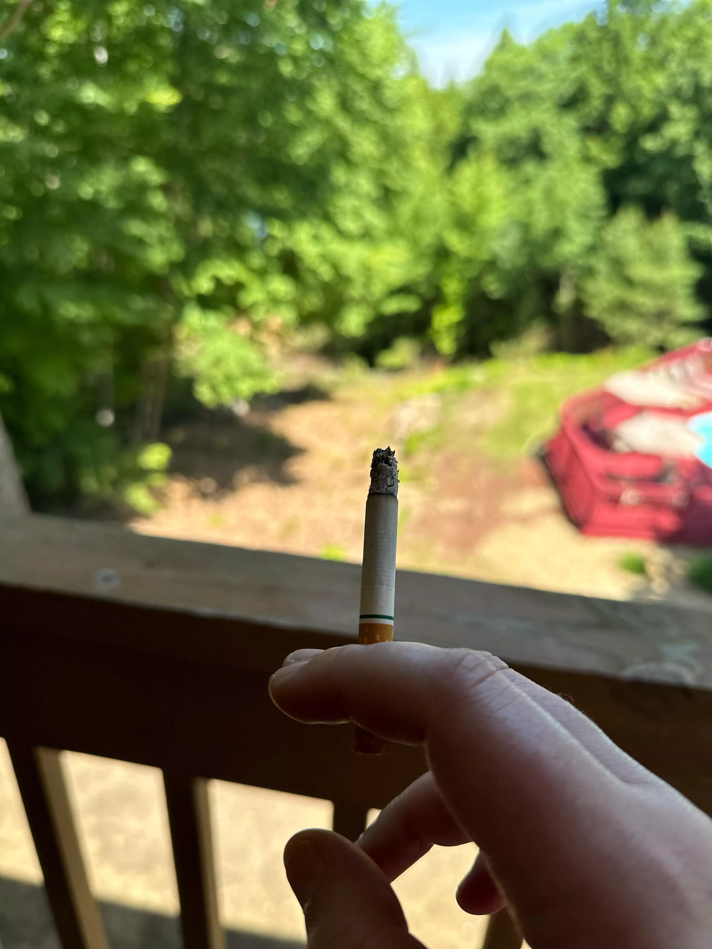 Nothing like chain smoking in the morning topless on the balcony hehe, I missed showing off posted by That-Mouse1