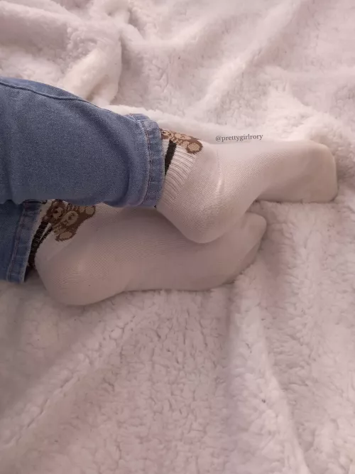 pretty white socks ready to dirtied by prettygirlrory