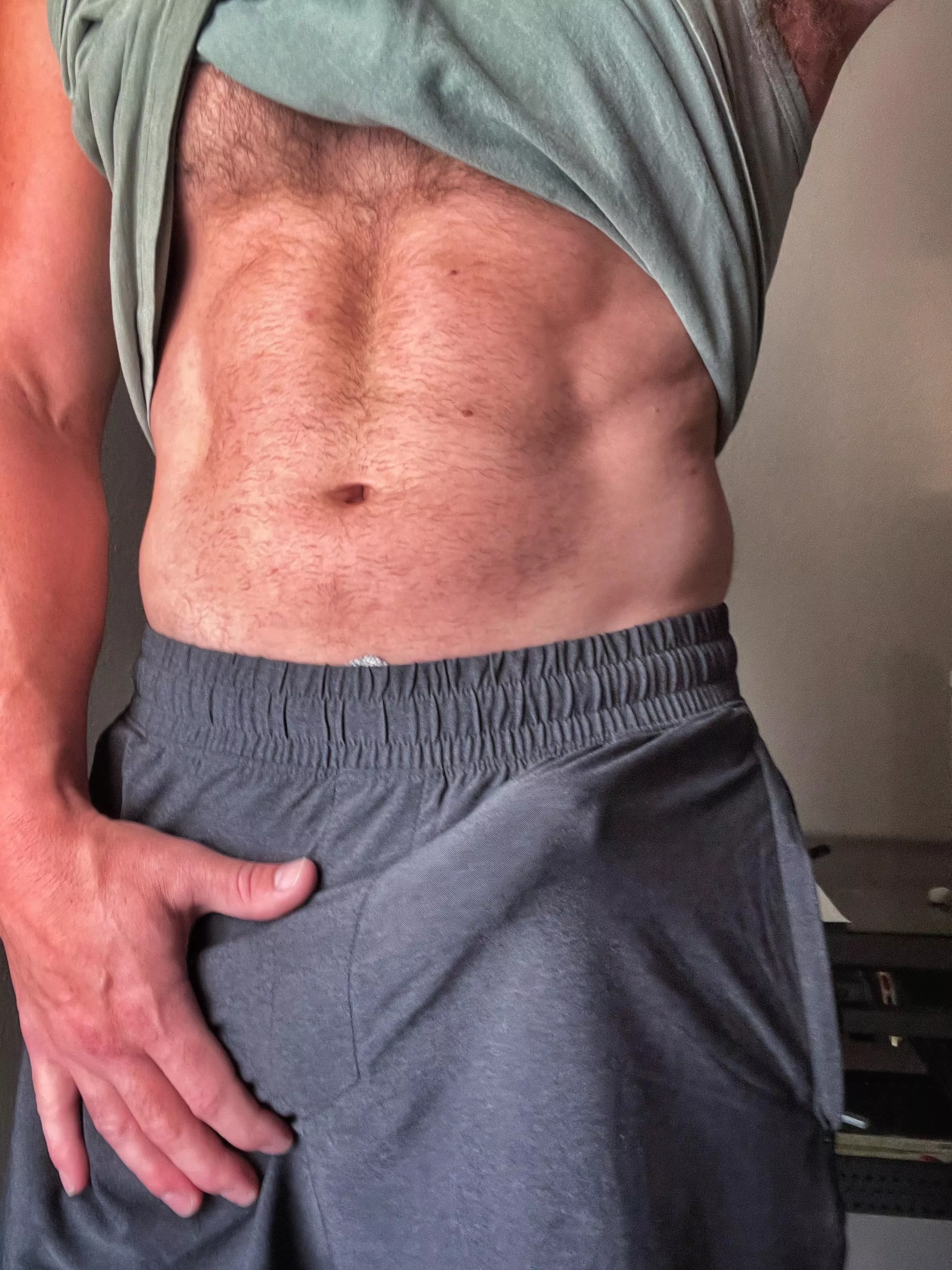 Shorts stretched nice and tight! posted by TheSensualPencil