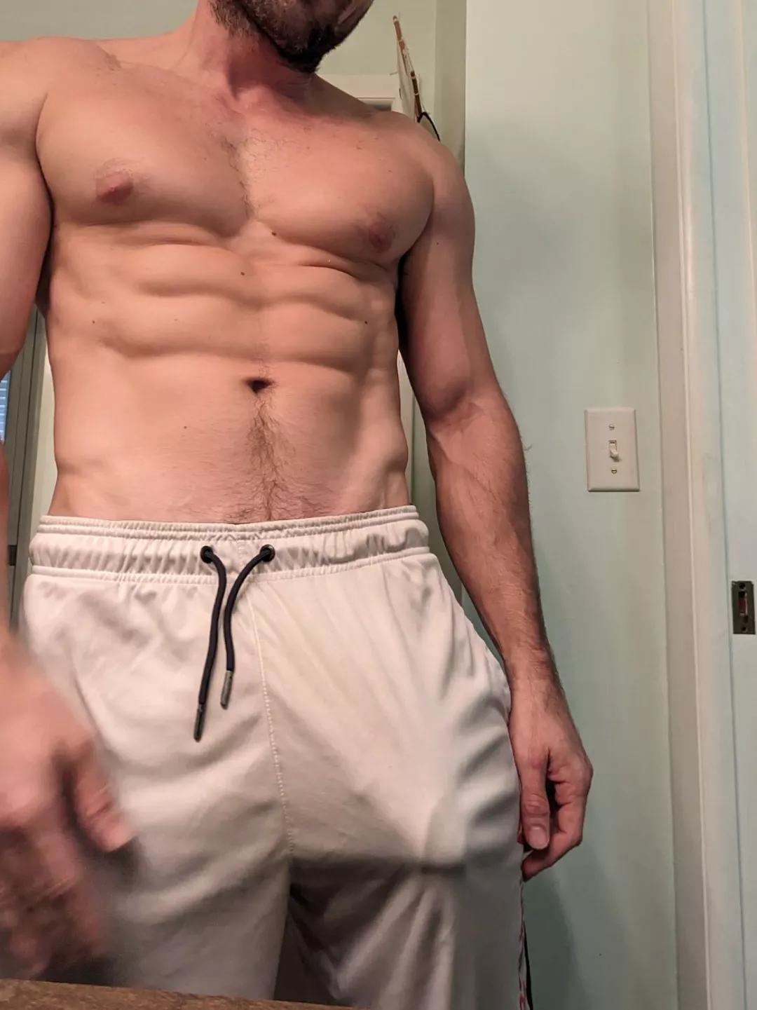 Trying out my gym shorts  posted by markcullen365