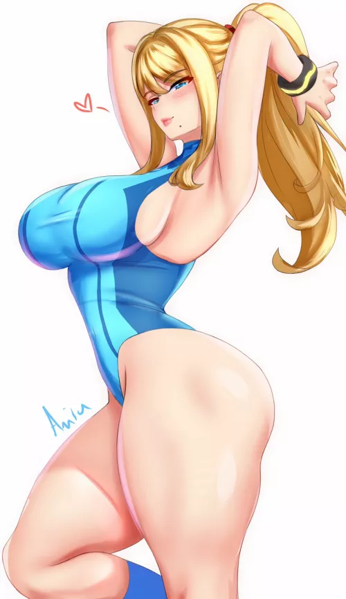 Ultra thick Samus showing off by Terran117