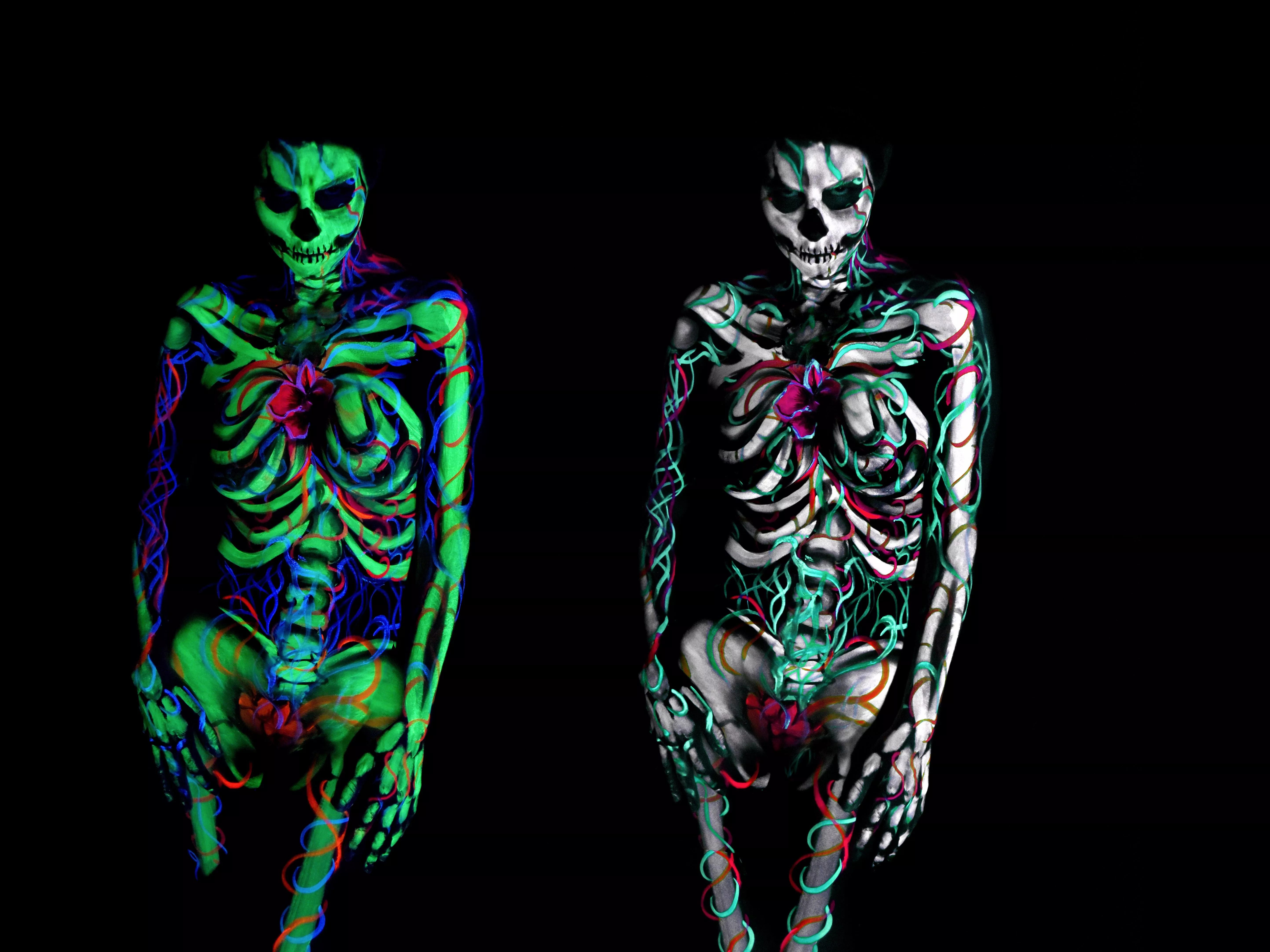 Victoria Sun - UV vs Regular Light posted by fleshandcolor