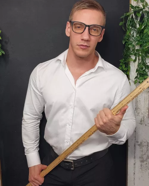 Would you sit for your new teacher 😏..? by John_fitness91