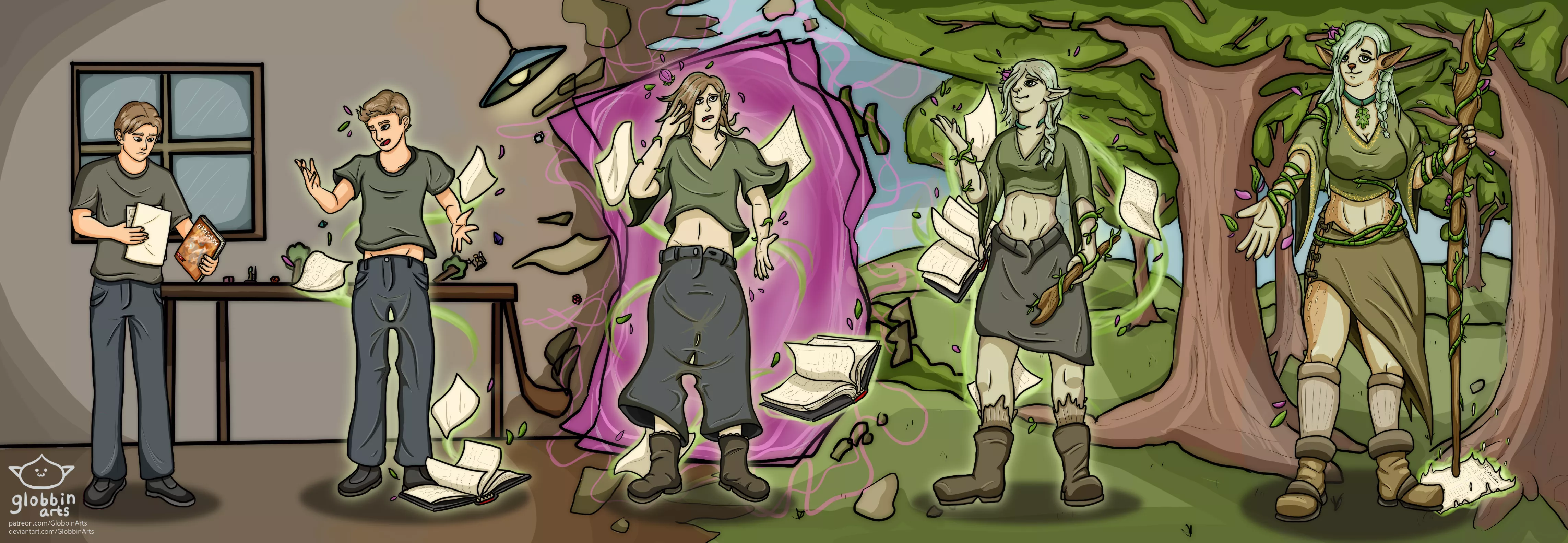 Firbolg - TG/TF DnD Sequence posted by GlobbinArts