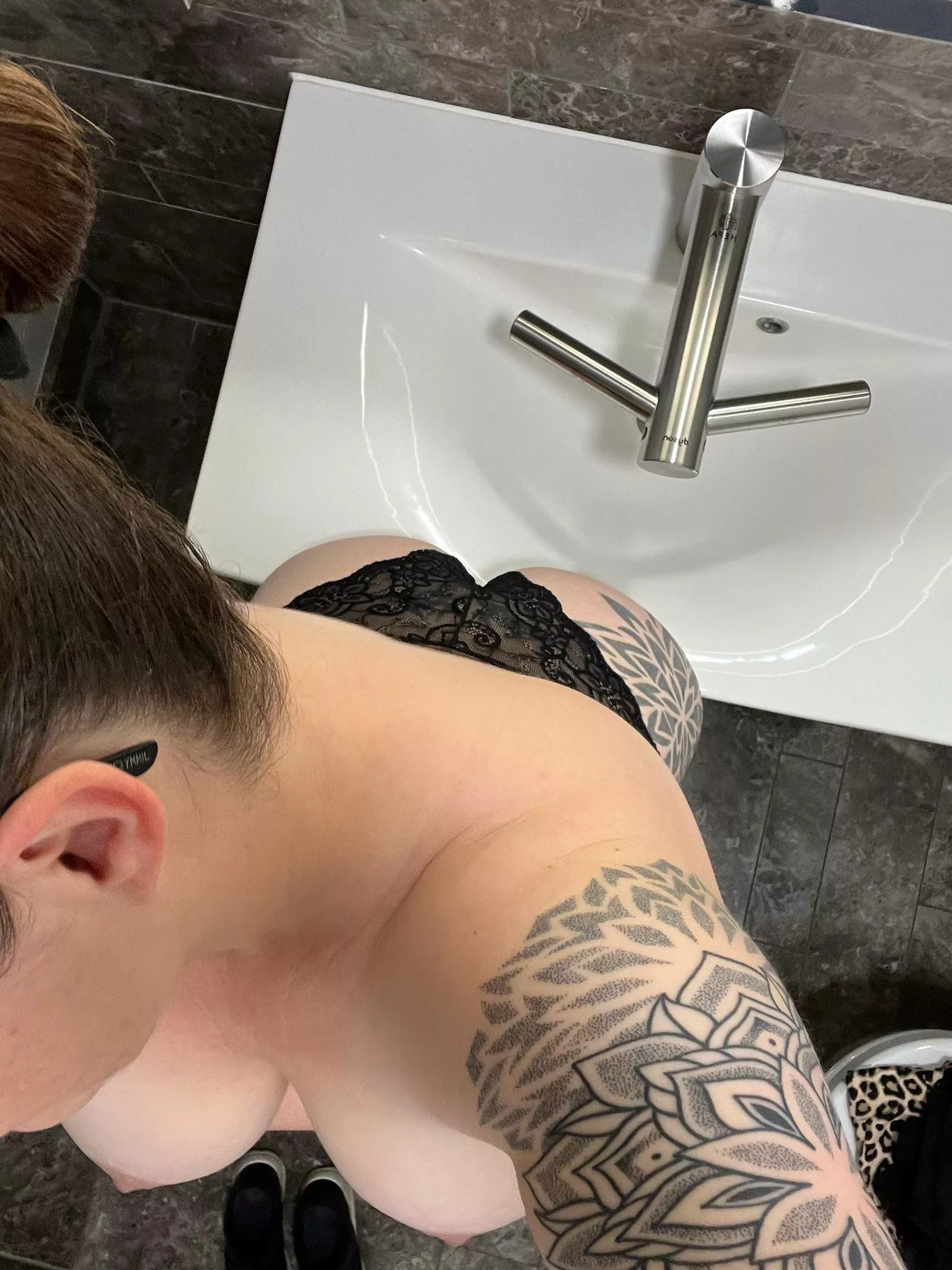 Getting ready for work posted by Rystie