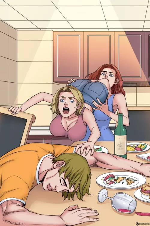 {image} Hell Hath No Fury... (Studio Arieta - Yuan) [oral vore, multiple prey, same size vore] by Cezar_Nix