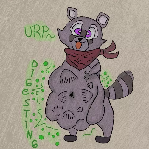 {image} Rambley vore Part 1 (Indigo Park)/ (Trying out a new style by playing with layers) by Alexandergus