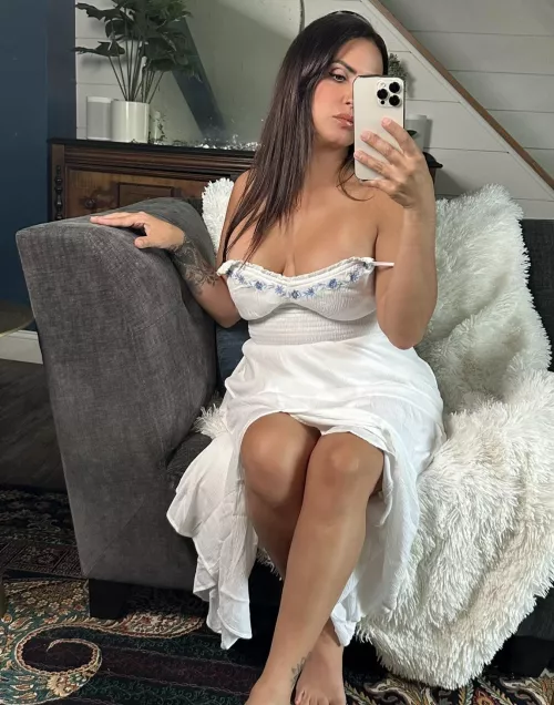 It’s a white dress so you know I’m innocent. [F] by mrswolflove