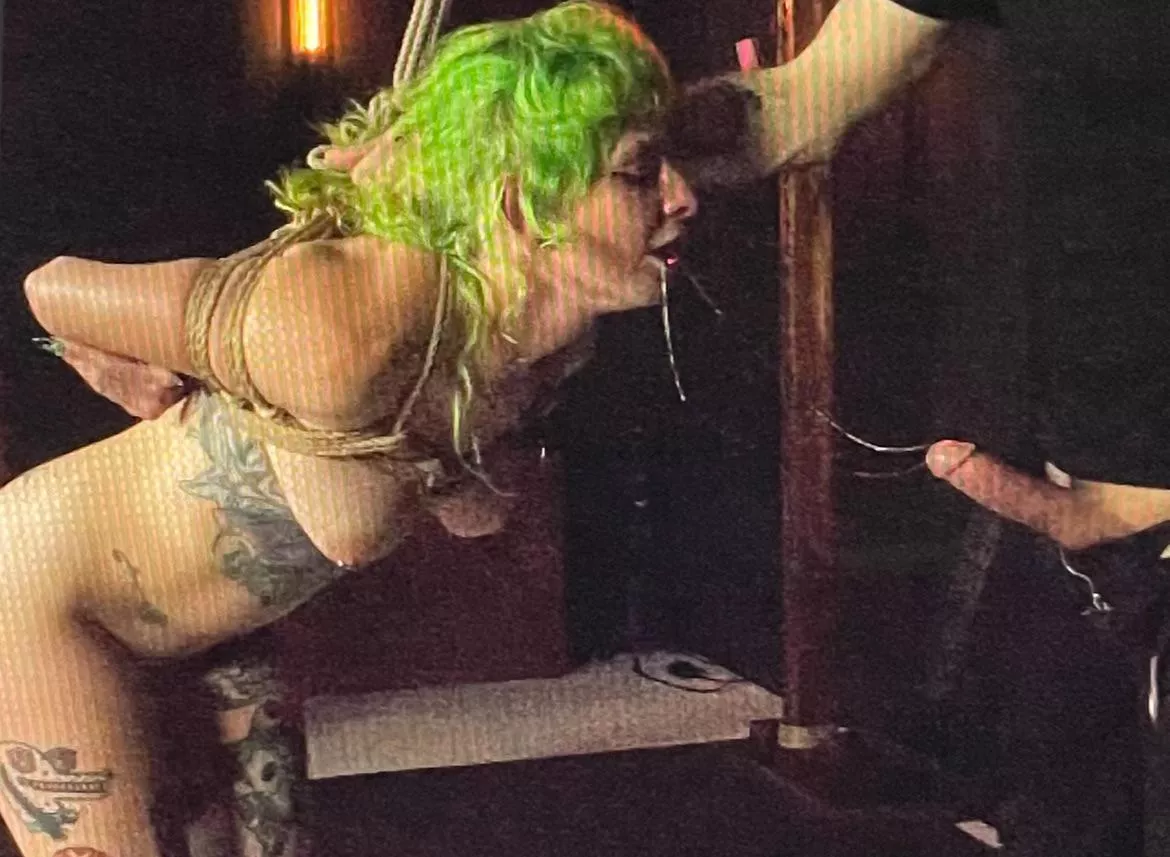 Lots of good ol throatlube posted by EmberAddams