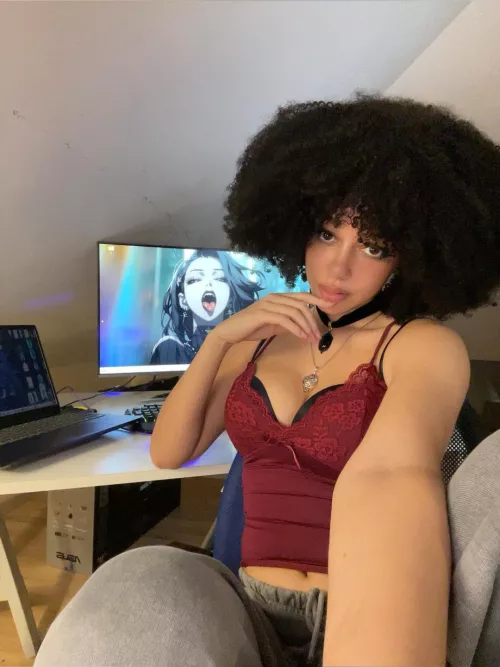 naughty at work  by AmpleAnna