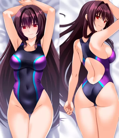 Swimming Master Scathach (Engo) by Emilia67