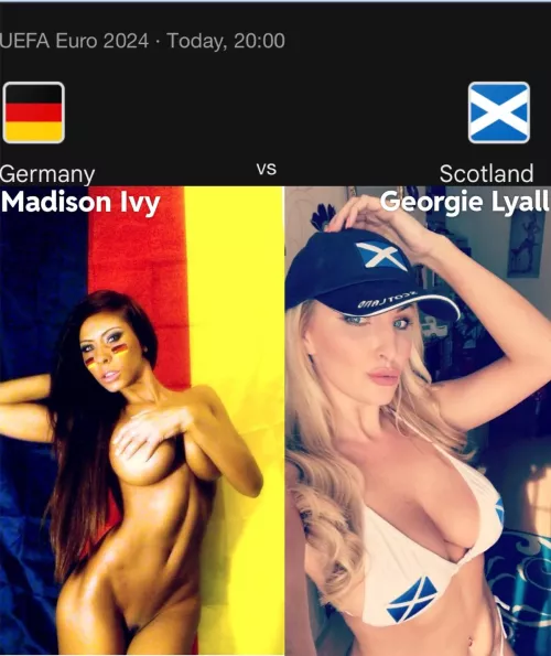 The Euro 2024 kicks off tonight Germany 🇩🇪 vs Scotland 🏴󠁧󠁢󠁳󠁣󠁴󠁿 Who you picking for tonight  by XXXPORN9