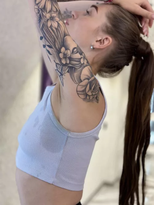 Today I trained hard in the gym by apple_only_