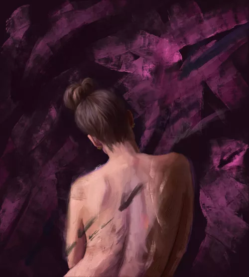 Untitled Portrait, by me by ffffff52_art