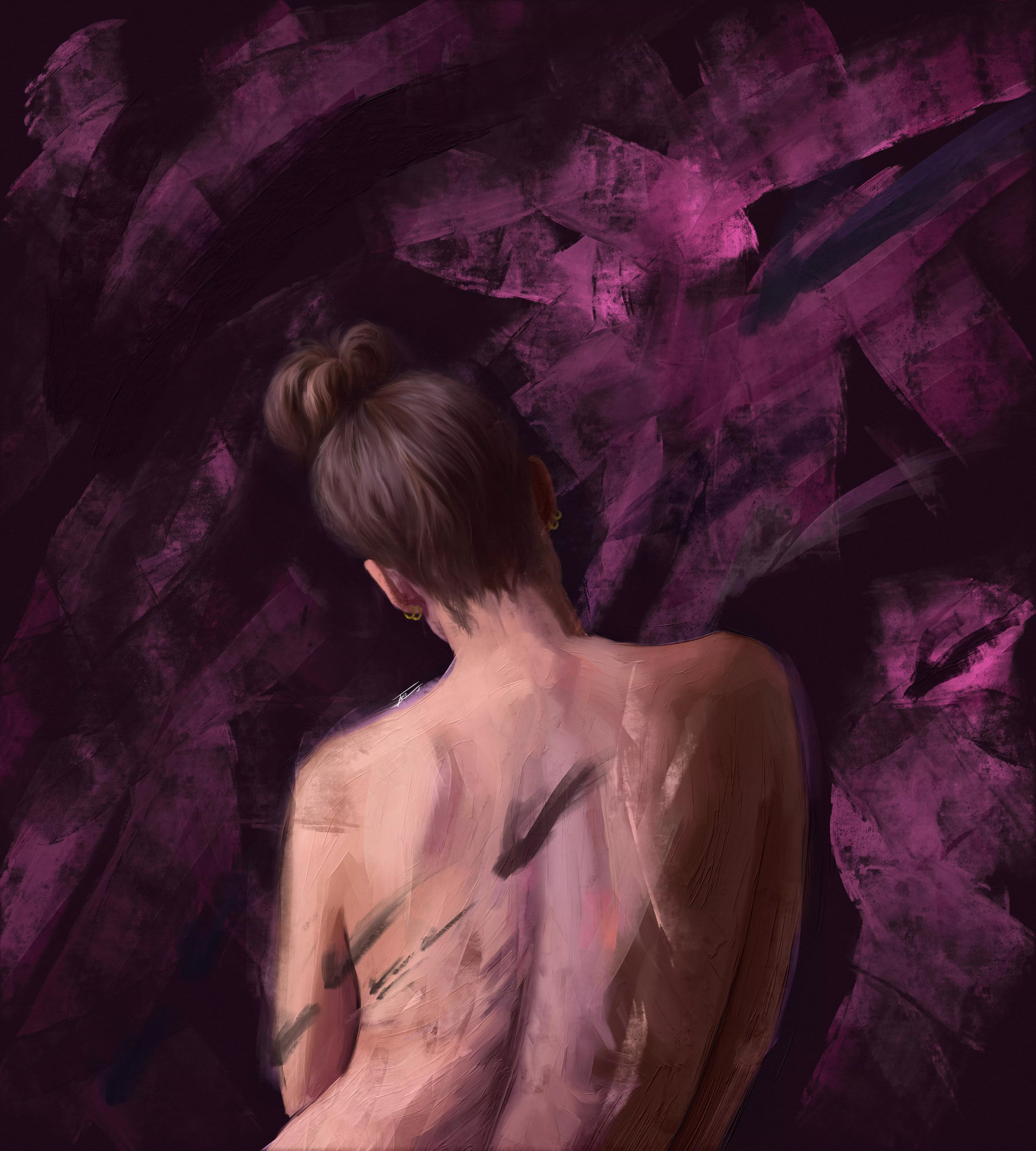 Untitled Portrait, by me posted by ffffff52_art