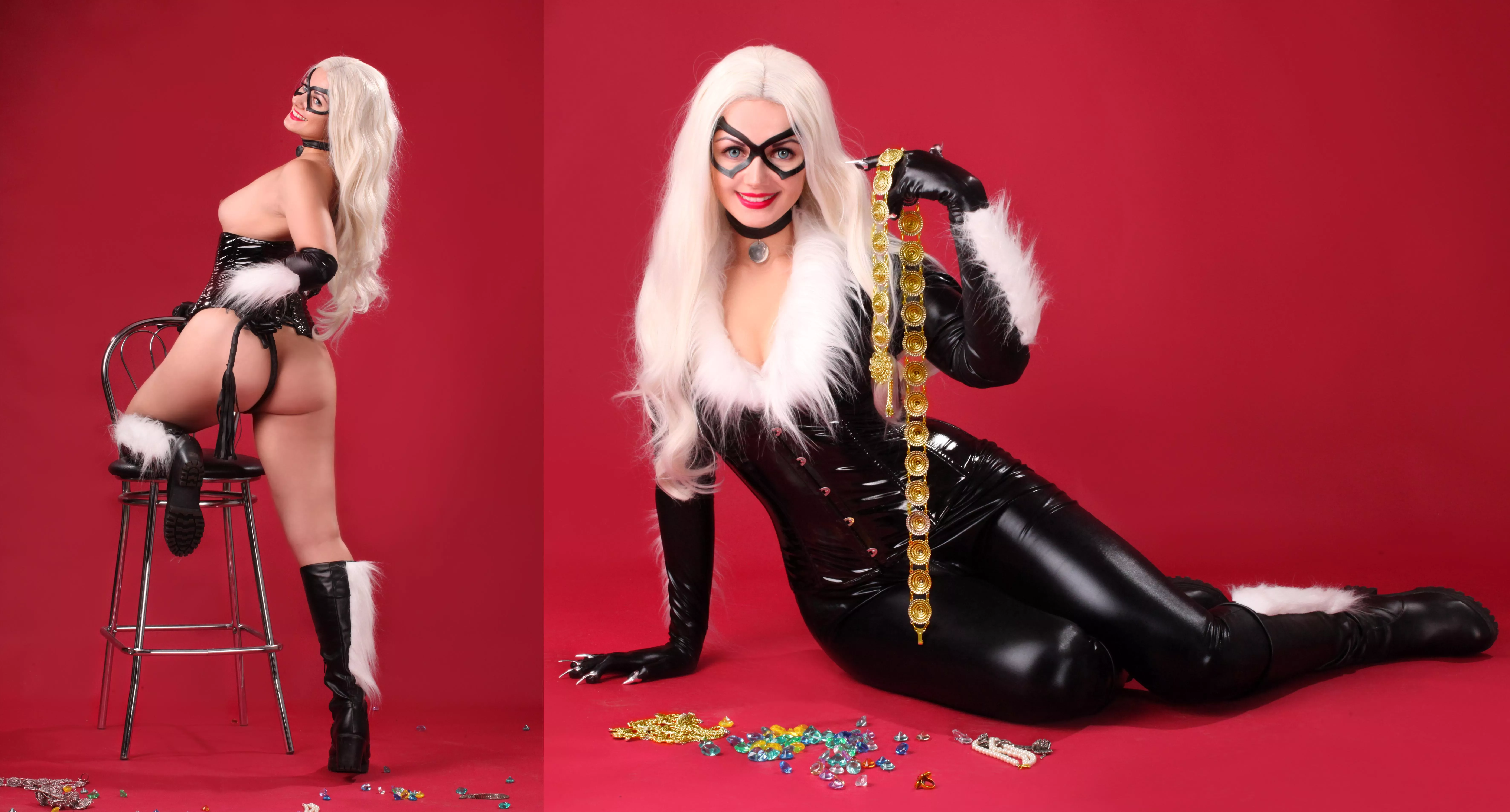 Will you treat the cat with milk? Black Cat by me~ posted by Makatsuge