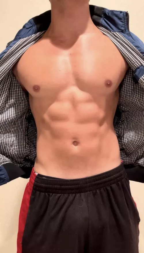 [23] Opening my coast guard jacket so I can press my rock hard ABS on you while we hug 🥰🥰 by TheeGuyDerek