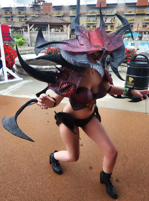 Diablo cosplay by Kessie Vao by KestrelleV