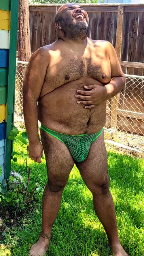 Fishnet briefs... they're a thing. by huntingchasers