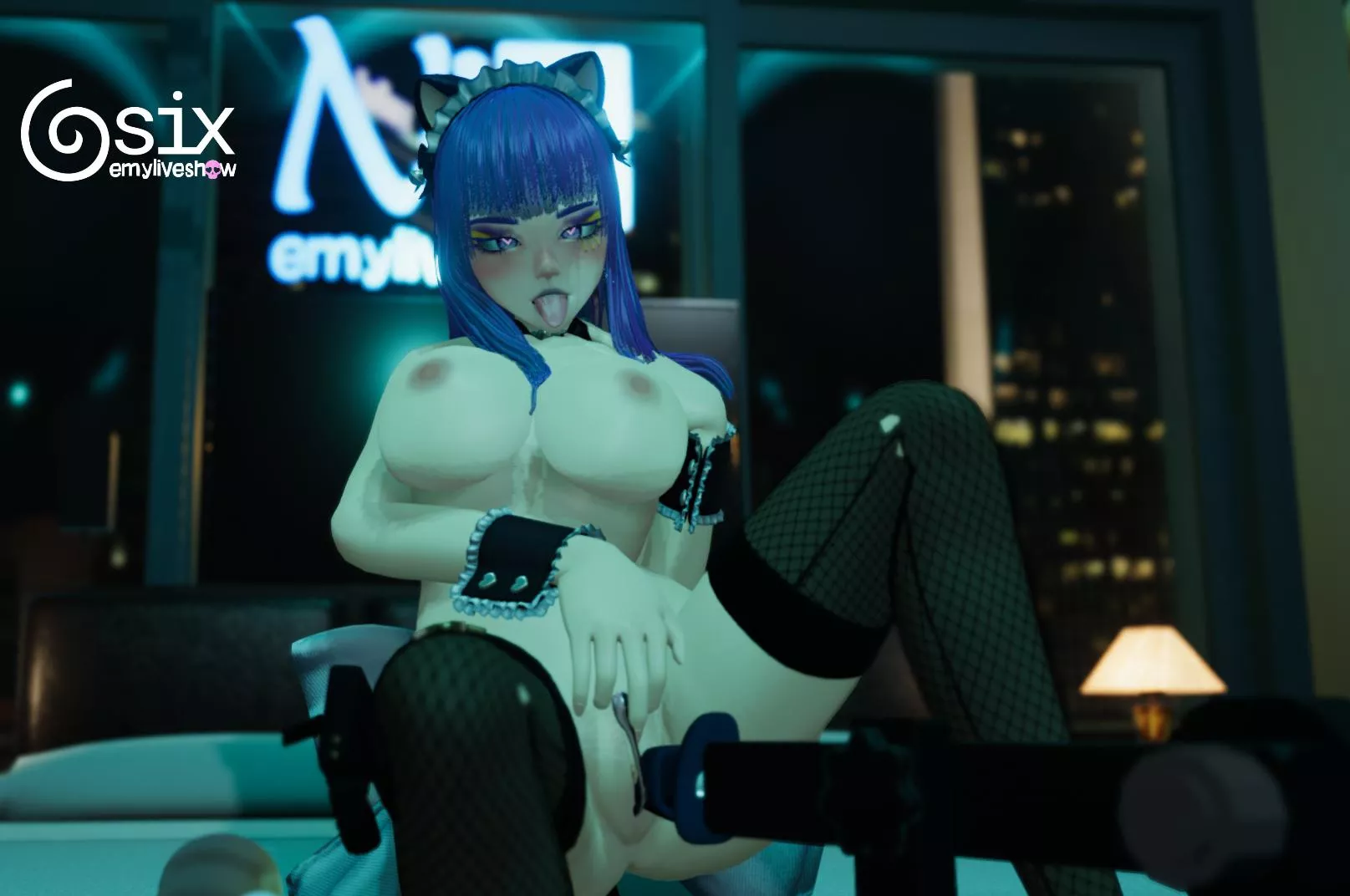 Hot badass kitty maid wants to cum http://chaturbate.com/emyliveshow posted by EmyLiveShow