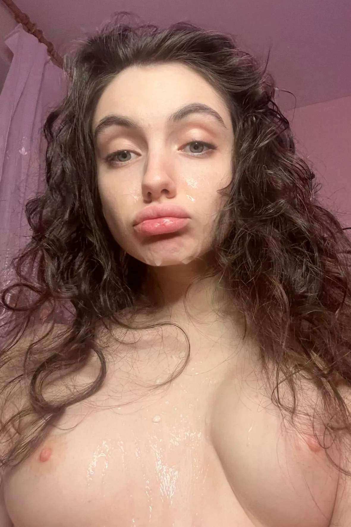 Should I take a shower or go for a walk with all this cream on my face posted by sweetiexxsx