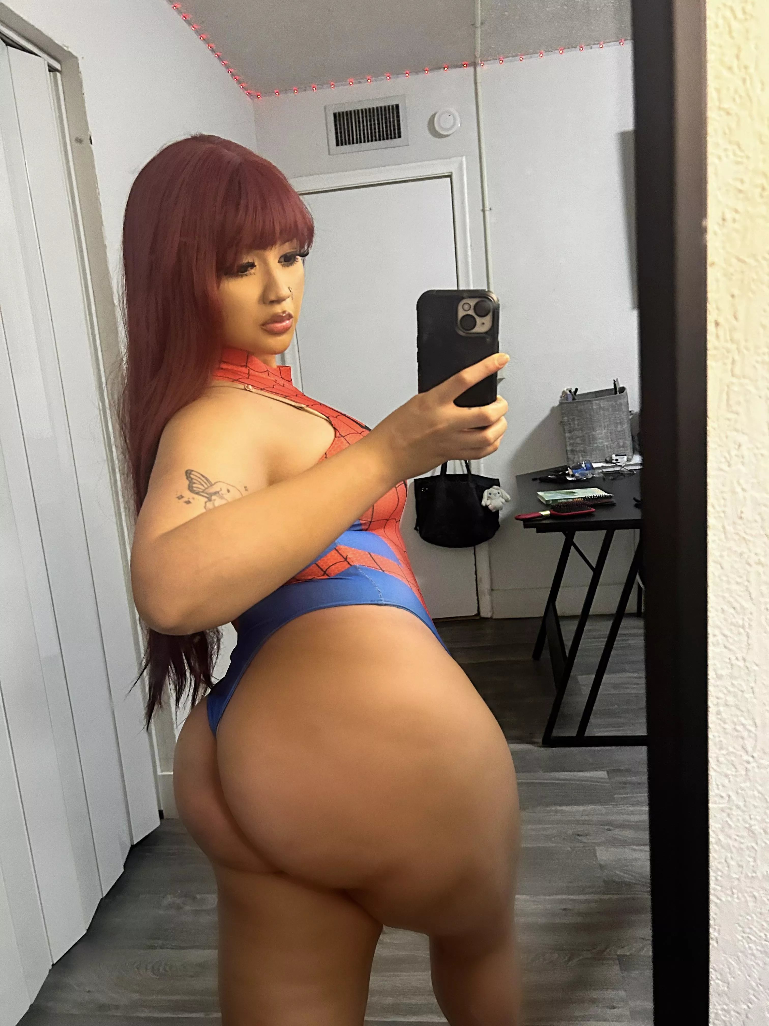 some spiderman booty for u 🕷️ posted by browardshawty