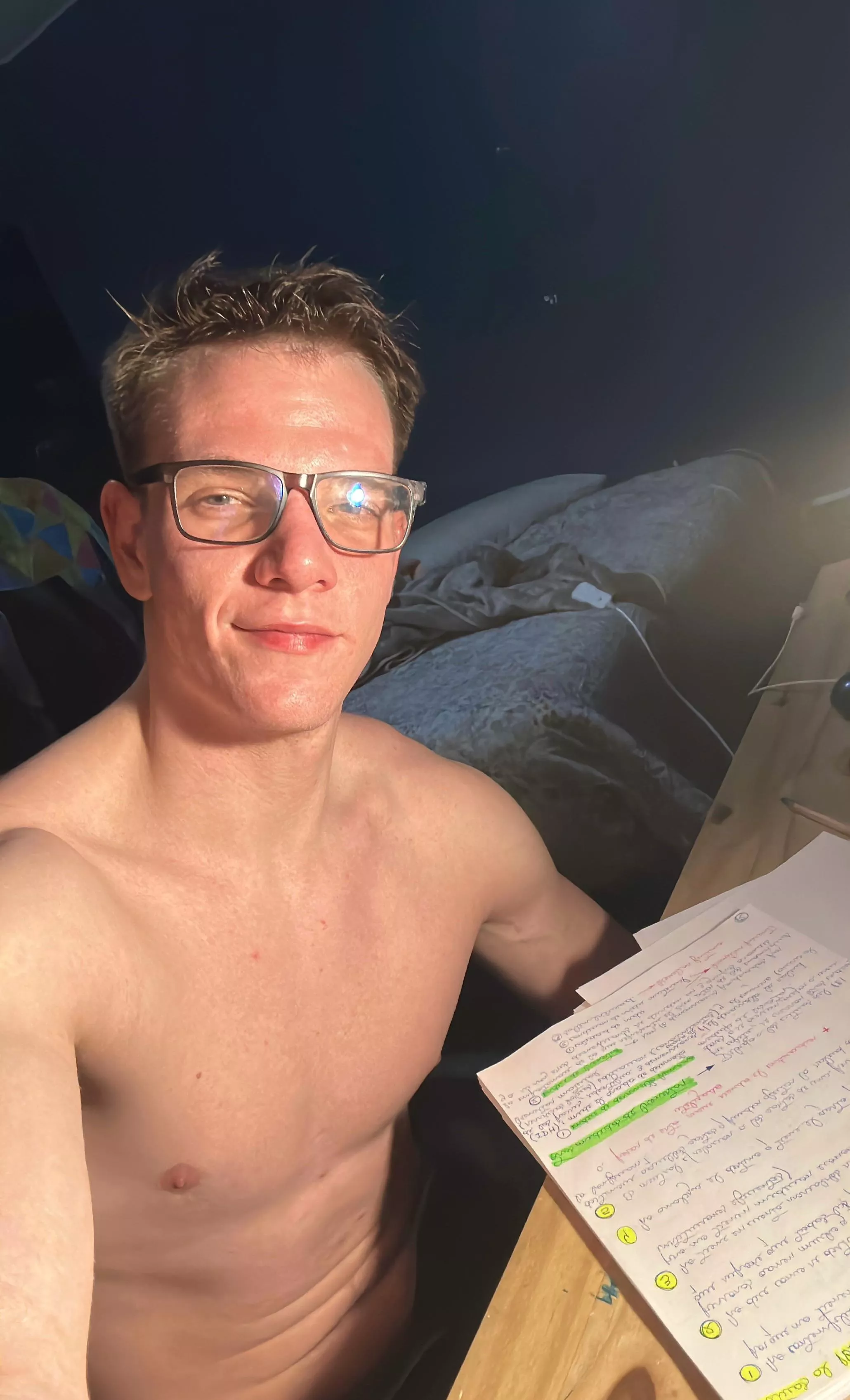 study night!  🤓 posted by Conorevanns