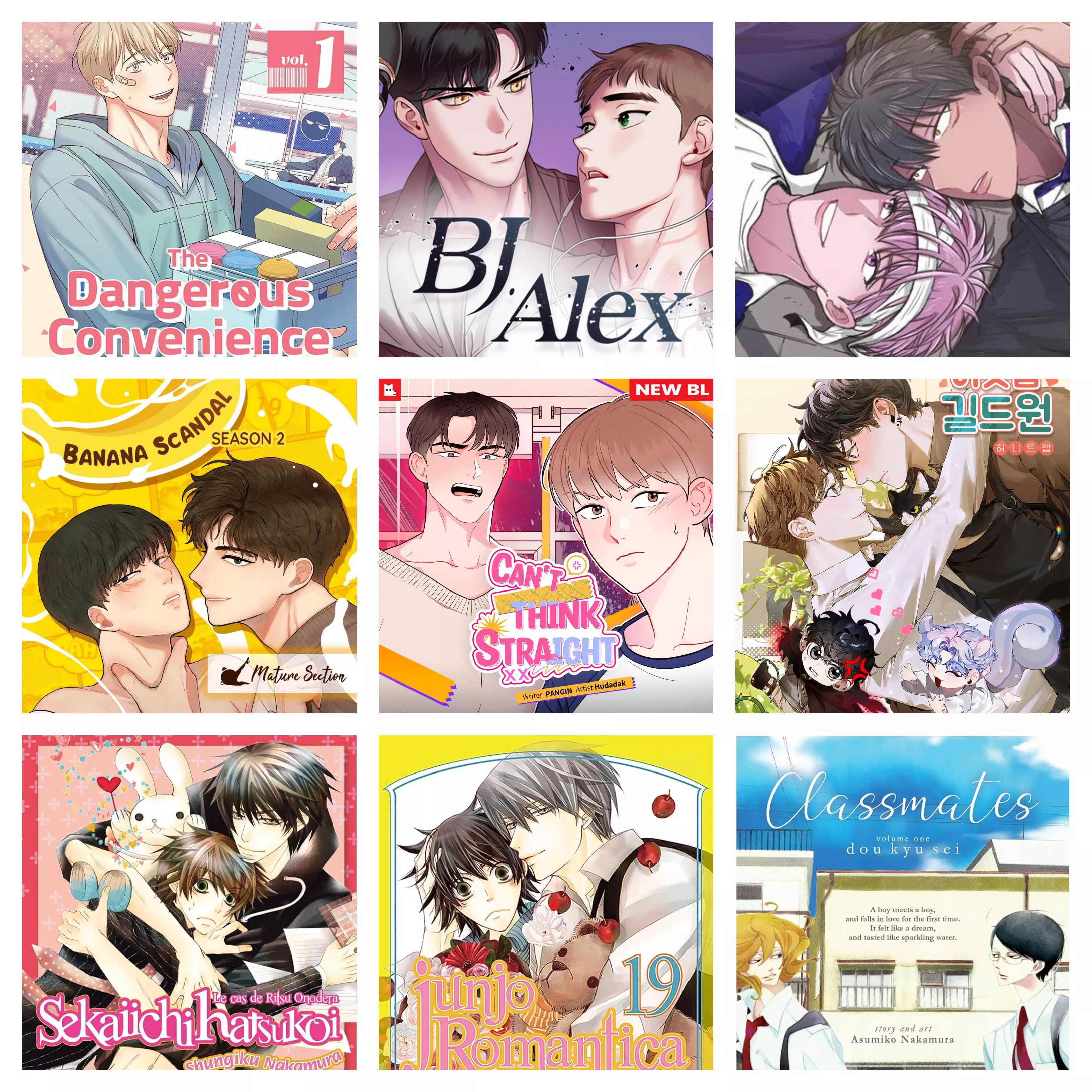 3x3 of my favorite yaoi! posted by No-Recognition1001