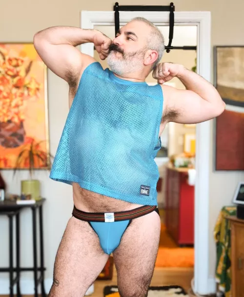 [43] A buddy bought me this Bike set because he thought I'd look good in it. What do you think?  by -fuzzz-