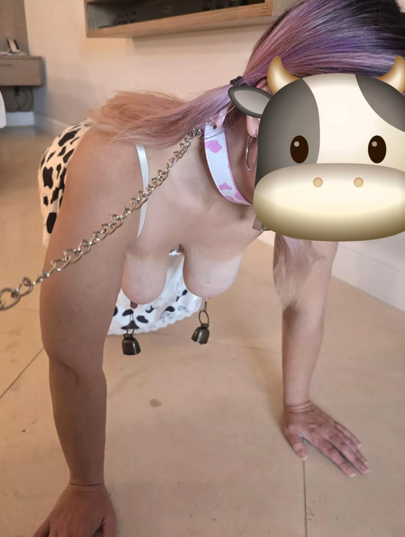 Bells on my udders.  posted by Opposite_Editor_5187