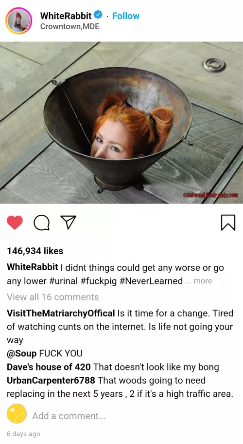 [Cuntstagram] is everyone's aim so bad that the cone needs to be this big by UnsualAlice