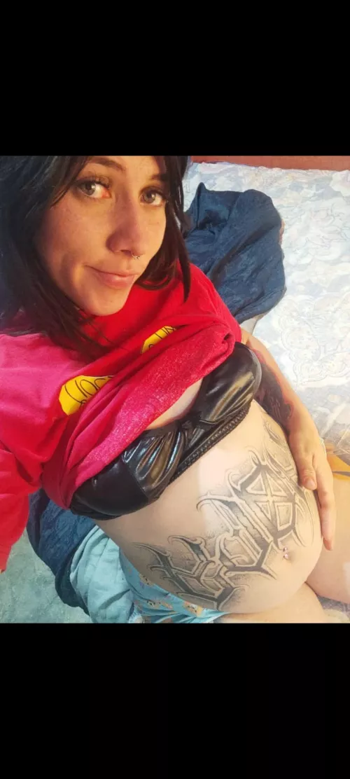 cute belly  by cruellaxbelly