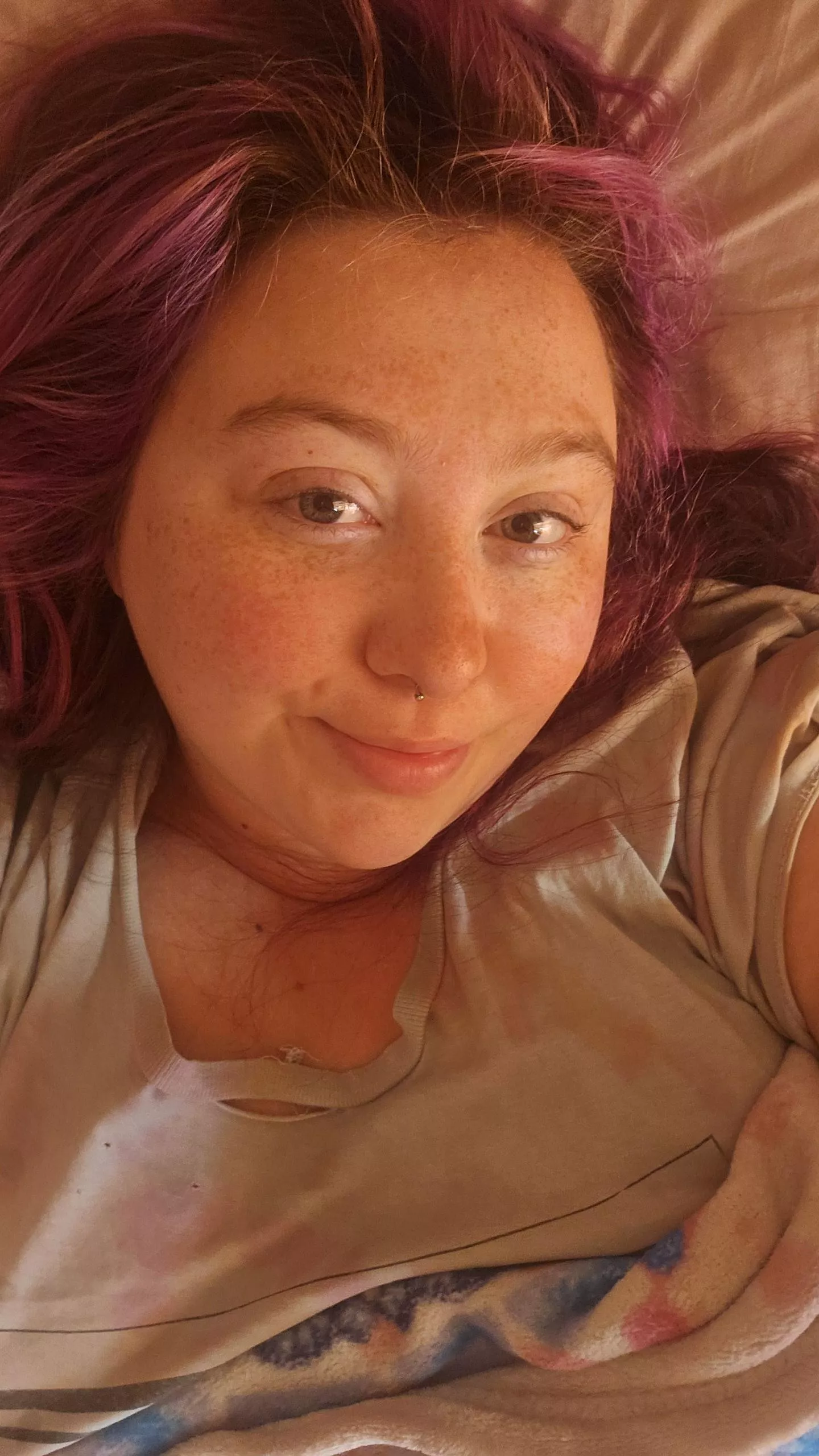 Fresh faced this morning 💗 posted by sapphiremelonz