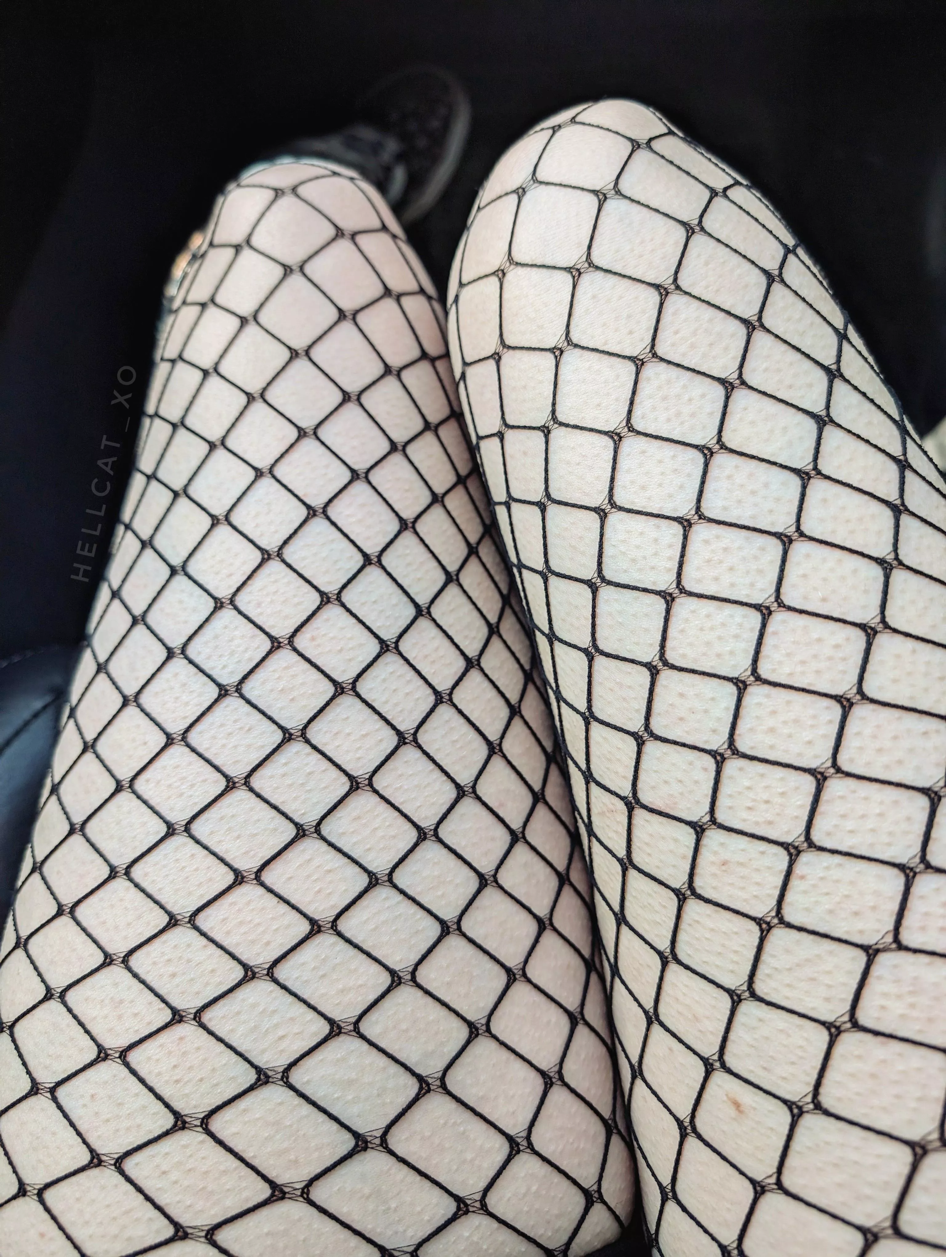 goosebumps are poppin under my fishnets posted by hellcat_xo