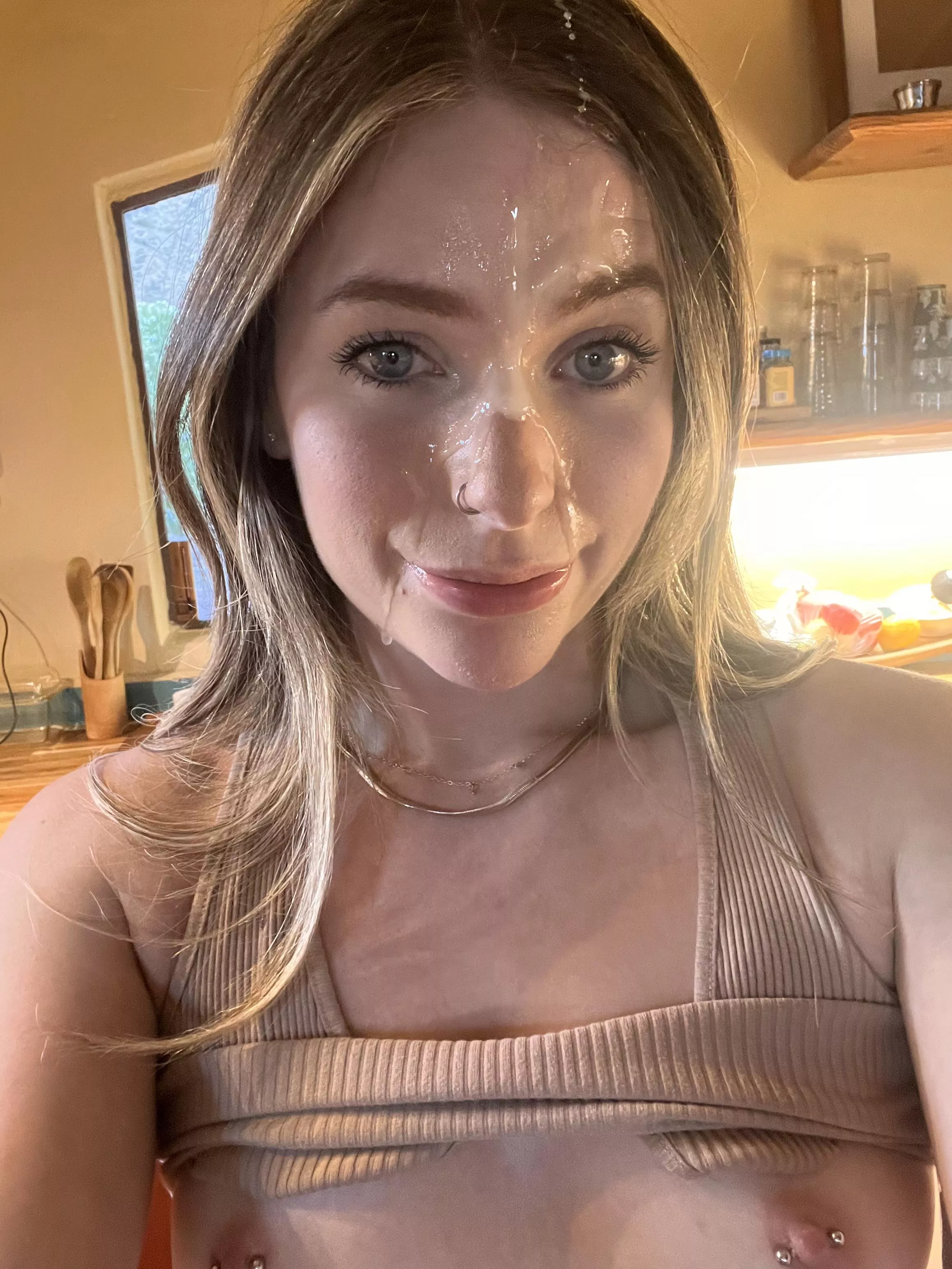 I feel prettier when I’m covered in cum posted by jessnjamez