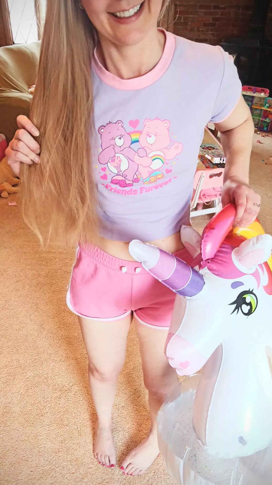 My little n her unicorn friend! posted by Aggressive_Hall_6073