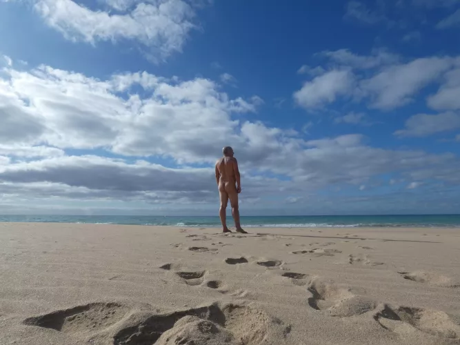 Naked in the beach by Distinct_Wash_6932